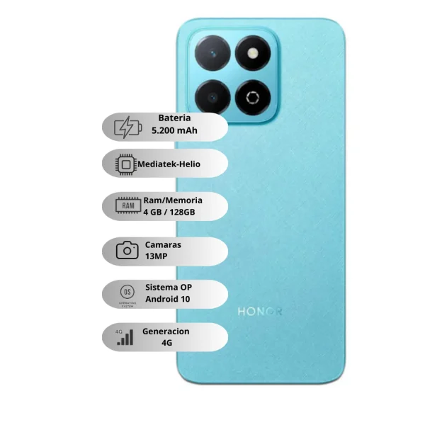 Celular HONOR Play 9A 128GB + 4GB RAM - AZUL - Image 2