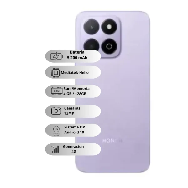 Celular HONOR Play 9A 128GB + 4GB RAM - MORADO - Image 2