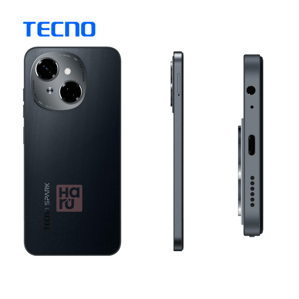 Celular TECNO SPARK Go1 128GB + 4GB RAM - Negro - Image 2