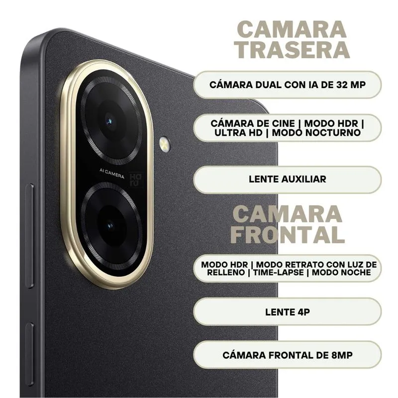 Xiaomi Redmi A5 64GB+3GB RAM - NEGRO - Imagen 3