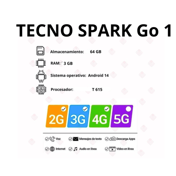 Celular TECNO SPARK Go 1 Color Negro 64GB + 3GB RAM - Negro - Image 5