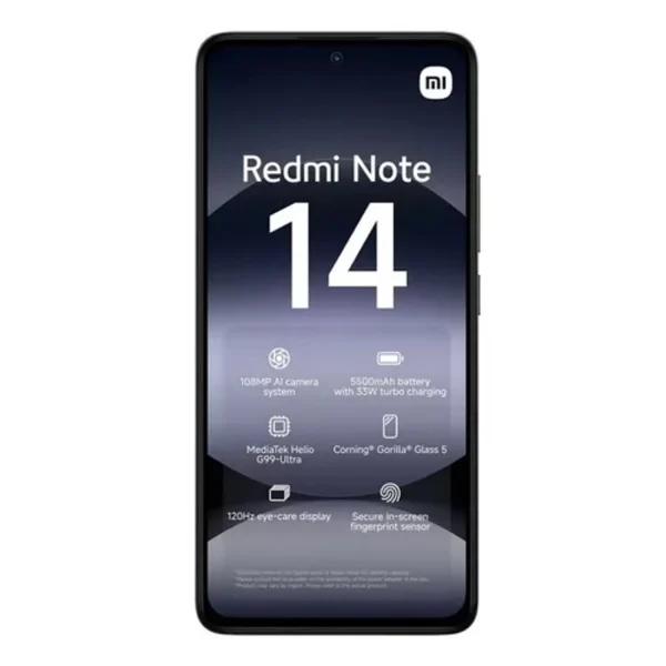 Xiaomi Redmi Note 14 256GB + 8Ram – NEGRO - Image 2