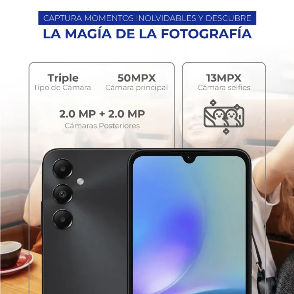 Samsung Galaxy A05s 128 Gb + 6 RAM – NEGRO - Image 5