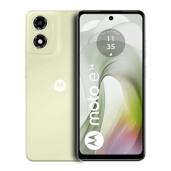 Celular Motorola Moto E14 64GB + 2 RAM - Verde