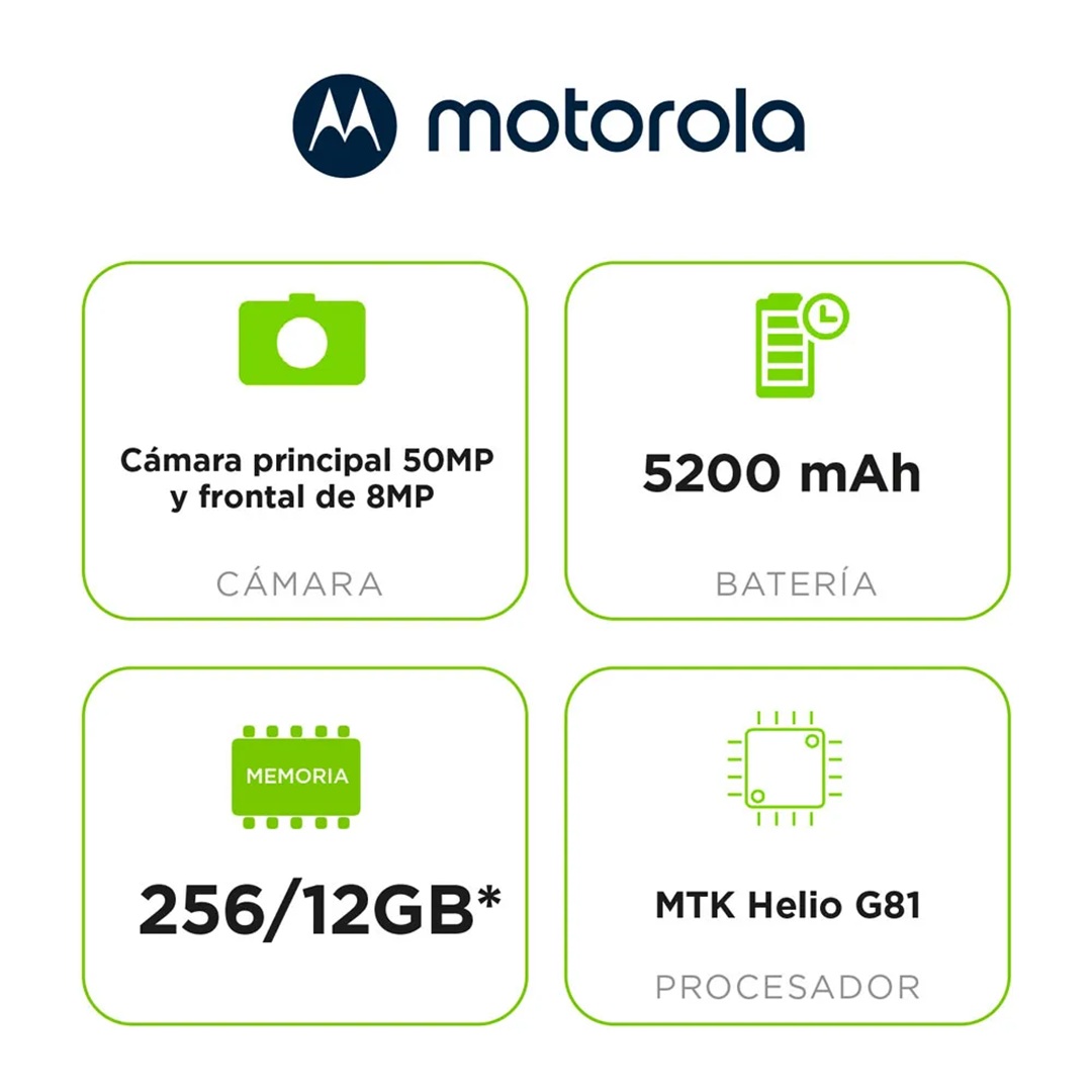 Celular MOTOROLA G15 4GB RAM 256 VERDE - Imagen 5
