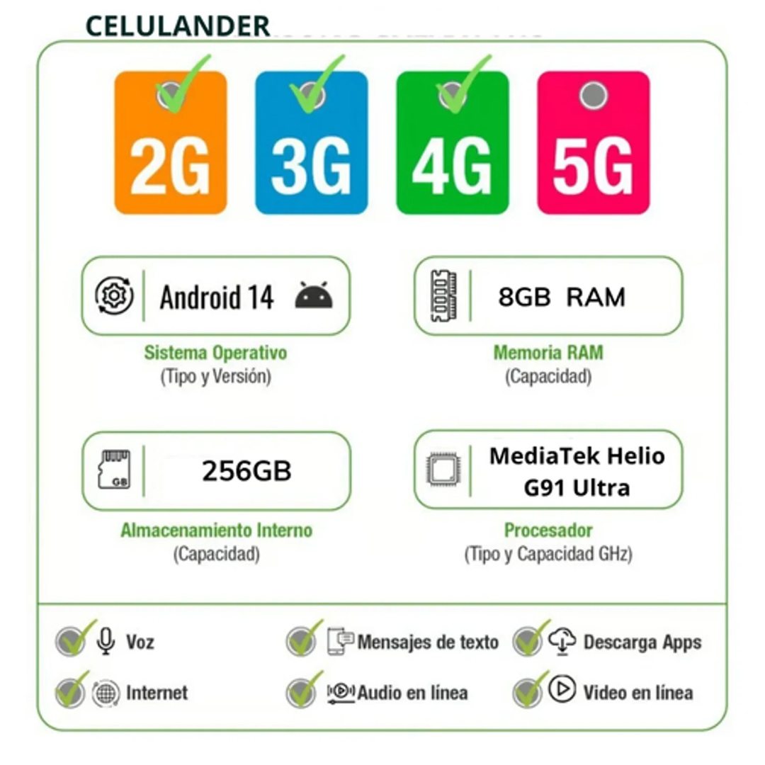 CELULAR XIAOMI REDMI 13X 256GB + RAM 8GB -Negro - Imagen 5