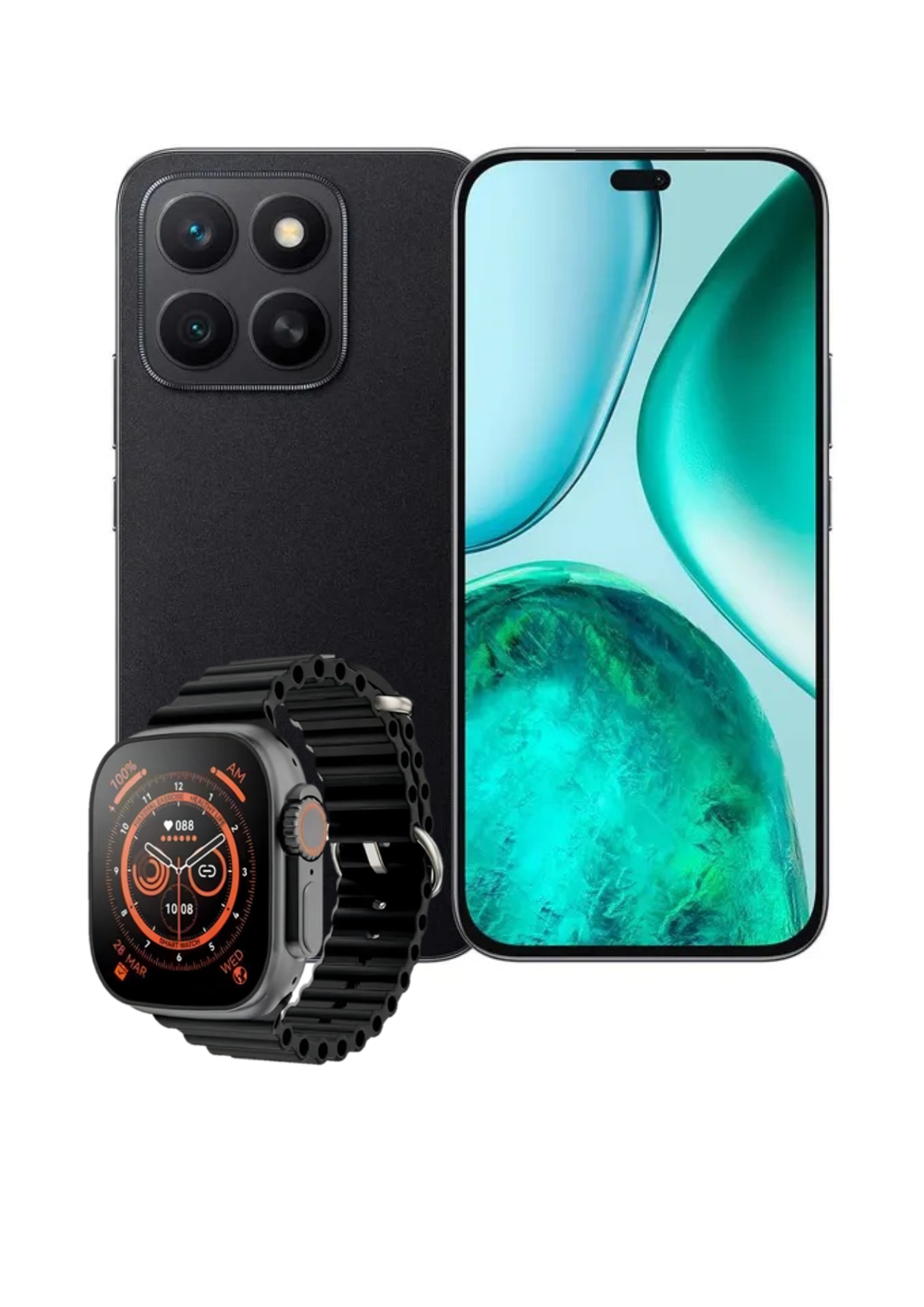 Celular HONOR X8C 256 GB 8 GB RAM Negro +🎁 Smart Watch de Obsequio – ¡Por tiempo limitado!