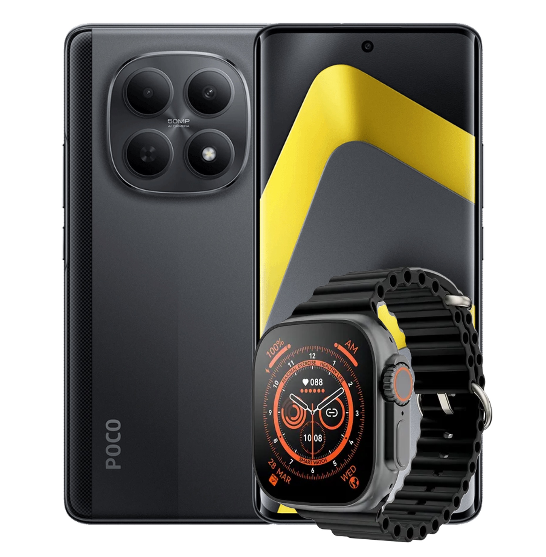 Celular Xiaomi POCO M8 5G 256 GB / 8 GB RAM NEGRO + Smartwatch OBSEQUIO 💝