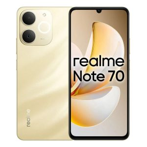 Celular Realme Note 70 256GB 8GB Ampliable a 12 GB Dorado